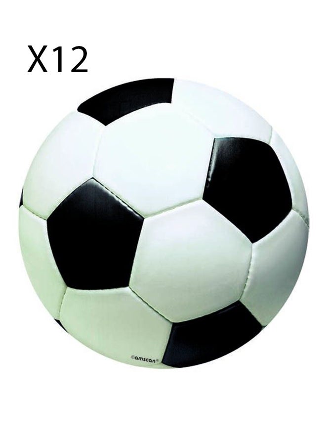 Amscan 12-Piece Soccer Cut-out Set - Image 1