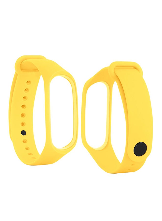 Generic Replacement Strap For Xiaomi Mi Band 3 Yellow 