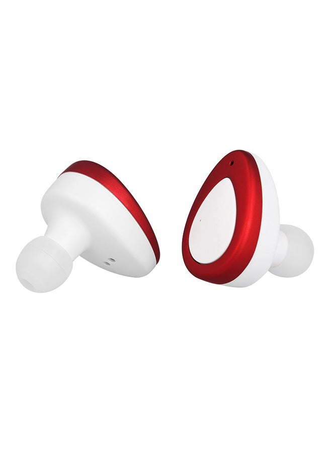 docooler Wireless Bluetooth Stereo Headset With Mic Red/ White - Image 1