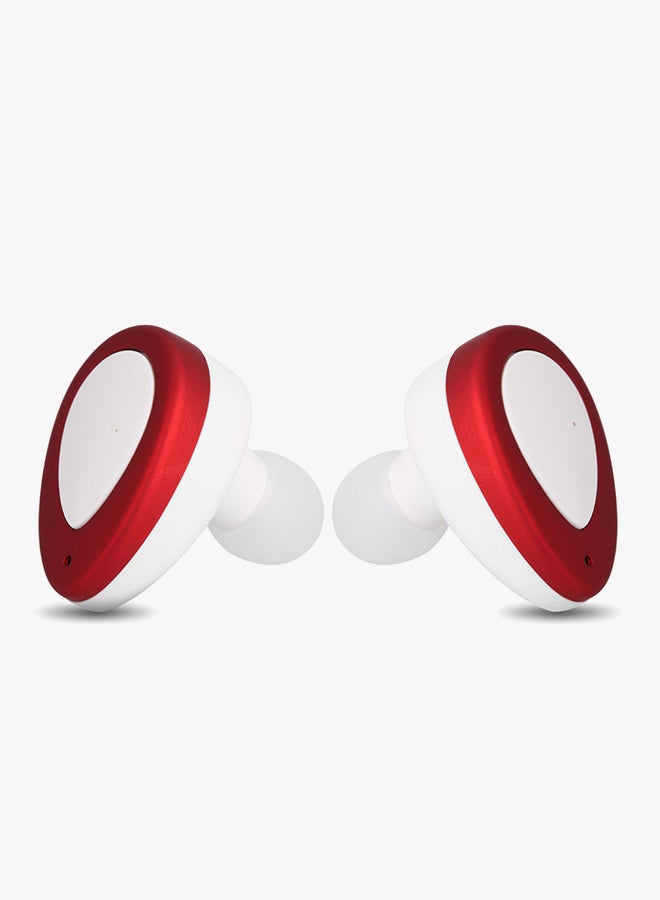 docooler Wireless Bluetooth Stereo Headset With Mic Red/ White - Image 2