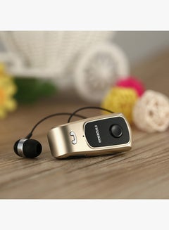 Fineblue Bluetooth Stereo Headset With Vibrating Alert Gold  - Image 3