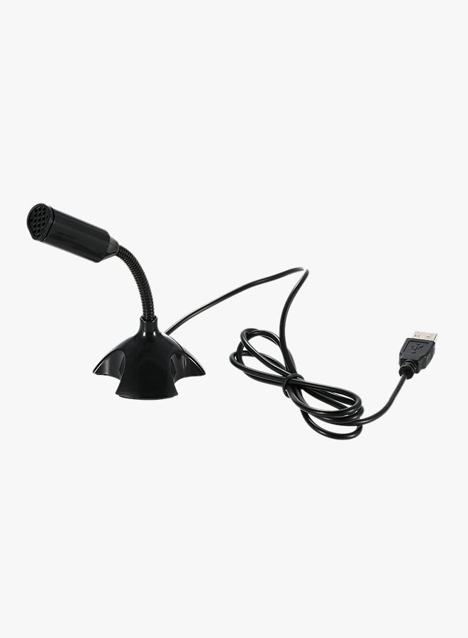 docooler 360° Adjustable Usb Desktop Microphone Black - Image 2