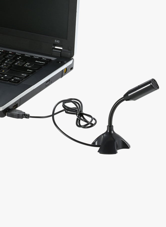 docooler 360° Adjustable Usb Desktop Microphone Black - Image 4