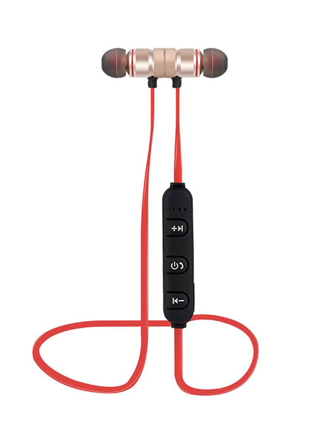 Bluetooth Stereo Headset With Microphone Red/Gold - v1536068695/N16647576A_1