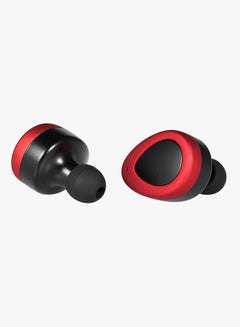 docooler Wireless Bluetooth Headphone With Mic 450 And Mah Emergency Power Bank Red/Black  - Image 2