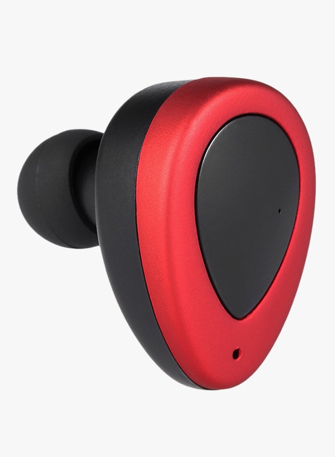 دوكولر سماعة رأس بلوتوث لاسلكية مع ميكروفون وباور بانك للطوارئ بقدرة 450 مللي أمبير في الساعة أحمر وأسود - Image 3