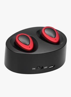 docooler Wireless Bluetooth Headphone With Mic 450 And Mah Emergency Power Bank Red/Black  - Image 4