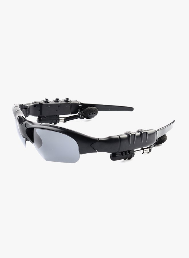 docooler Wireless Rotatable Sports Sunglasses With Inbuilt Earphone Black  - Image 2