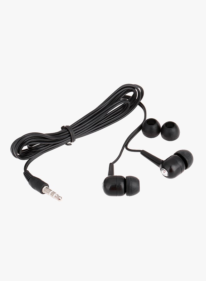 docooler In Ear Earphone Headset With Mic Black - Image 2