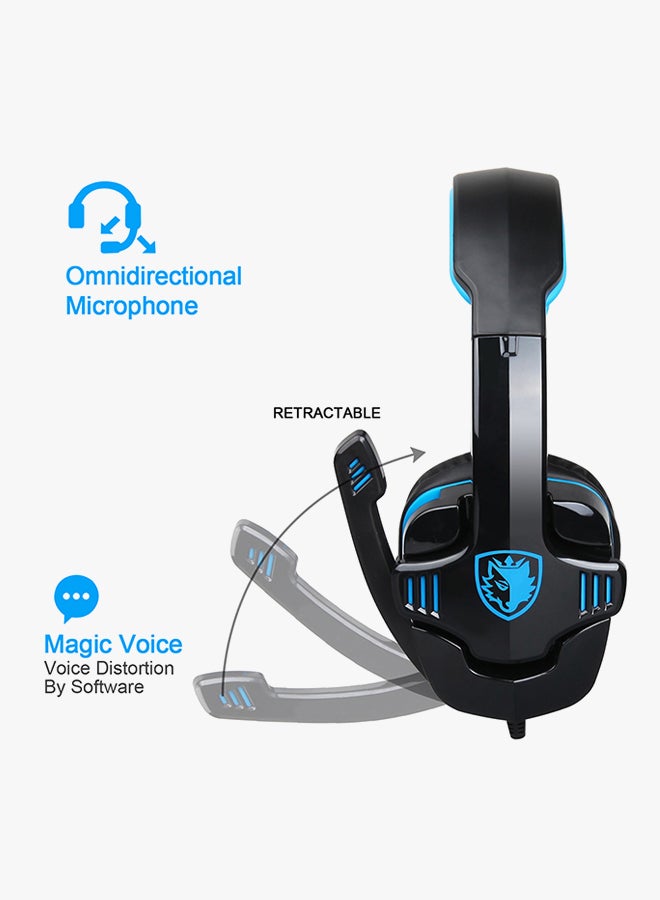 Sades 3.5Mm Over Ear Gaming Wired Headphone With Mic  - Image 3