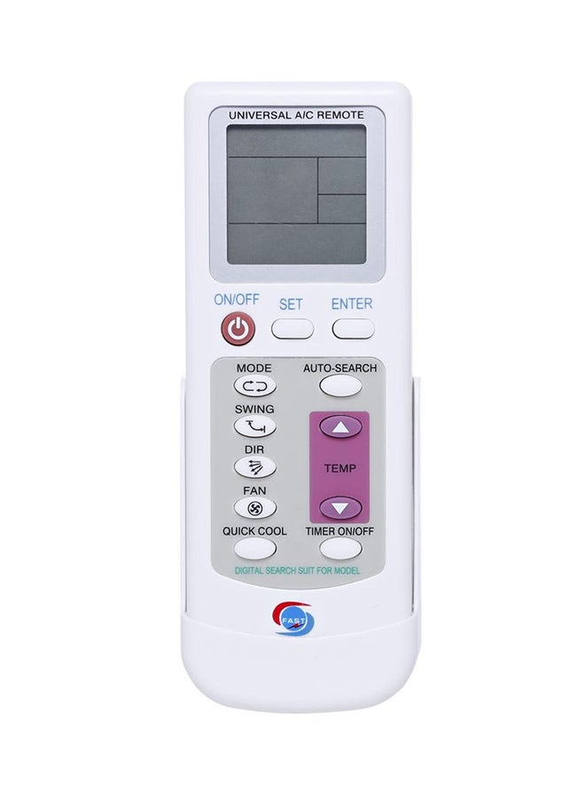 FAST Universal Air-Conditioner Remote Control 408.61092147.18 White/Grey/Purple