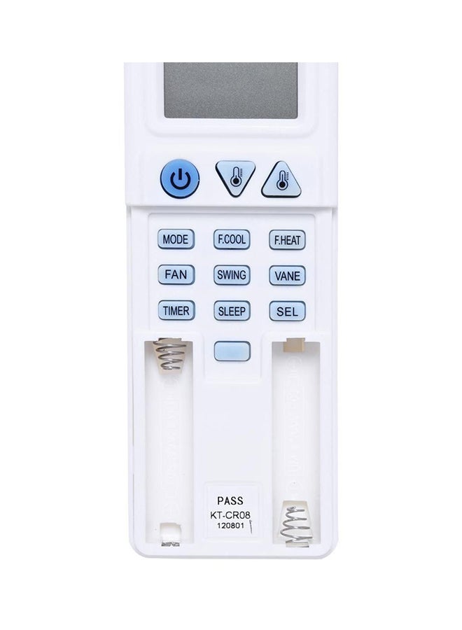 شاميل جهاز تحكم عن بعد لتكييف الهواء بشاشة LCD KT-SO08E أبيض - Image 4