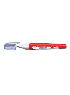 FABER-CASTELL Metal Tip Correction Pen Red/Clear 