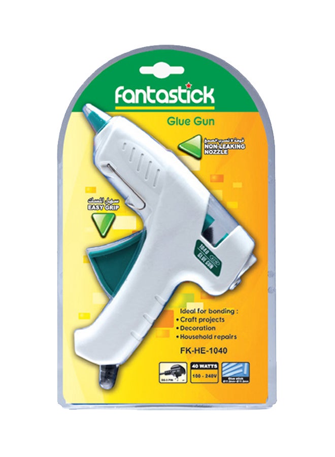 Fantastick Power Glue Gun White/Green 