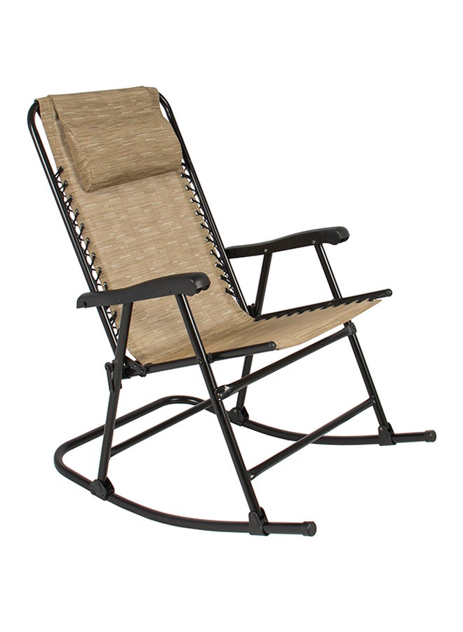 BJM Foldable Rocking Lounge Chair Seat Size: 53 x 52cm/ 20.9 x 20.5inch (L x W)inch