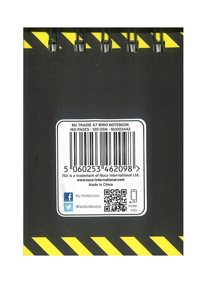 nu A7 Stone Waterproof Notebook Black/Yellow - Image 2