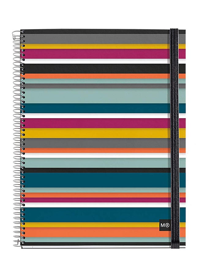 Miqulerius - A4 Oslo Design Notebook Multicolour - Image 1