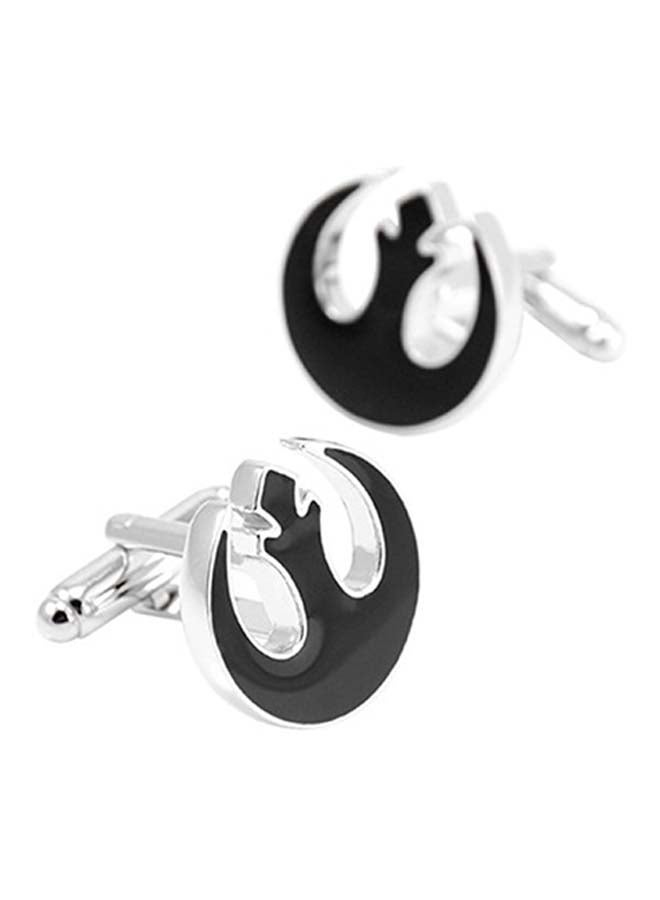 QiaoKai One Pair Stylish All Match Chic Design Cufflinks  - Image 1
