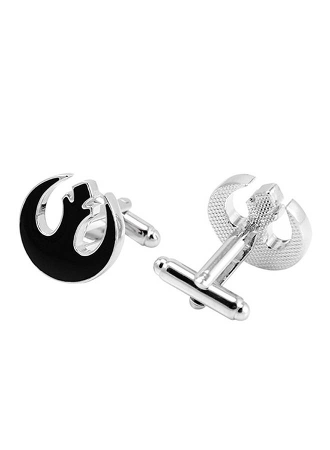 QiaoKai One Pair Stylish All Match Chic Design Cufflinks  - Image 2