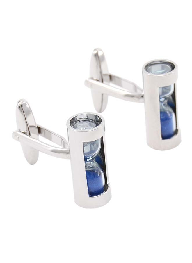 QiaoKai Hourglass Molding Creative Cufflinks  - Image 2