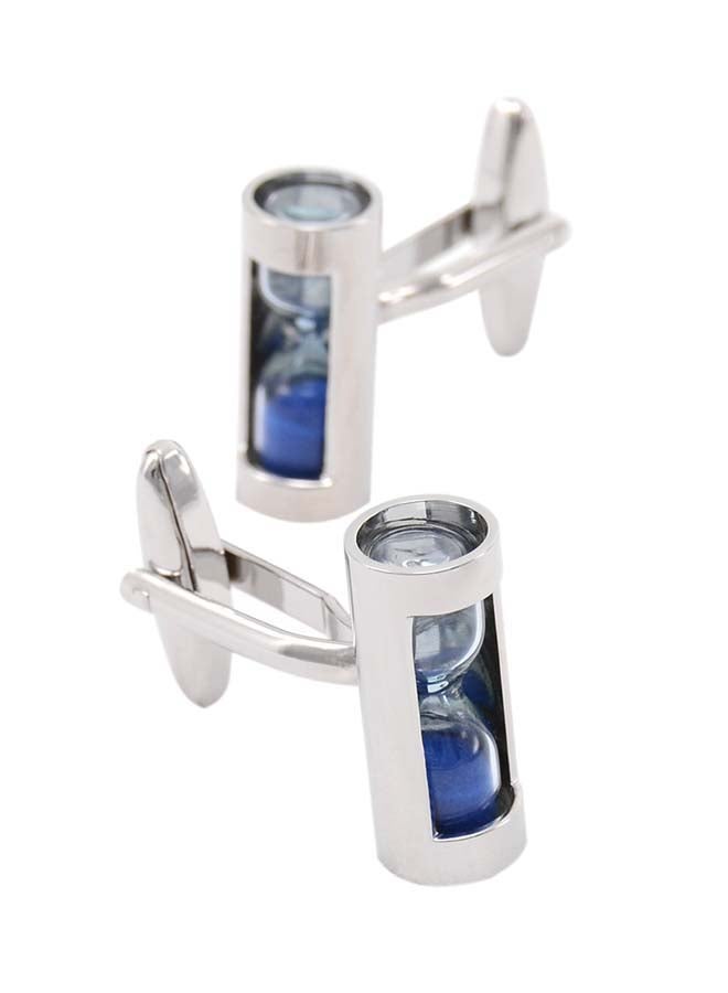 QiaoKai Hourglass Molding Creative Cufflinks  - Image 1