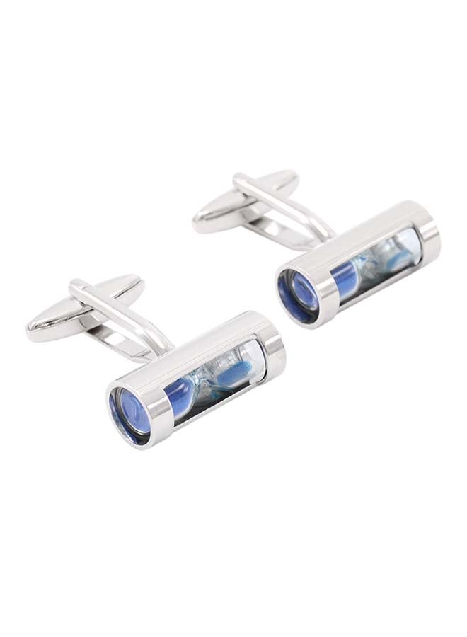 QiaoKai Hourglass Molding Creative Cufflinks  - Image 3