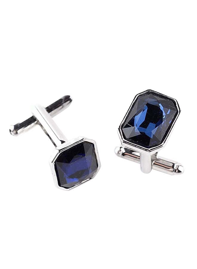 QiaoKai - Simple Style Round Design Cufflinks - Image 1