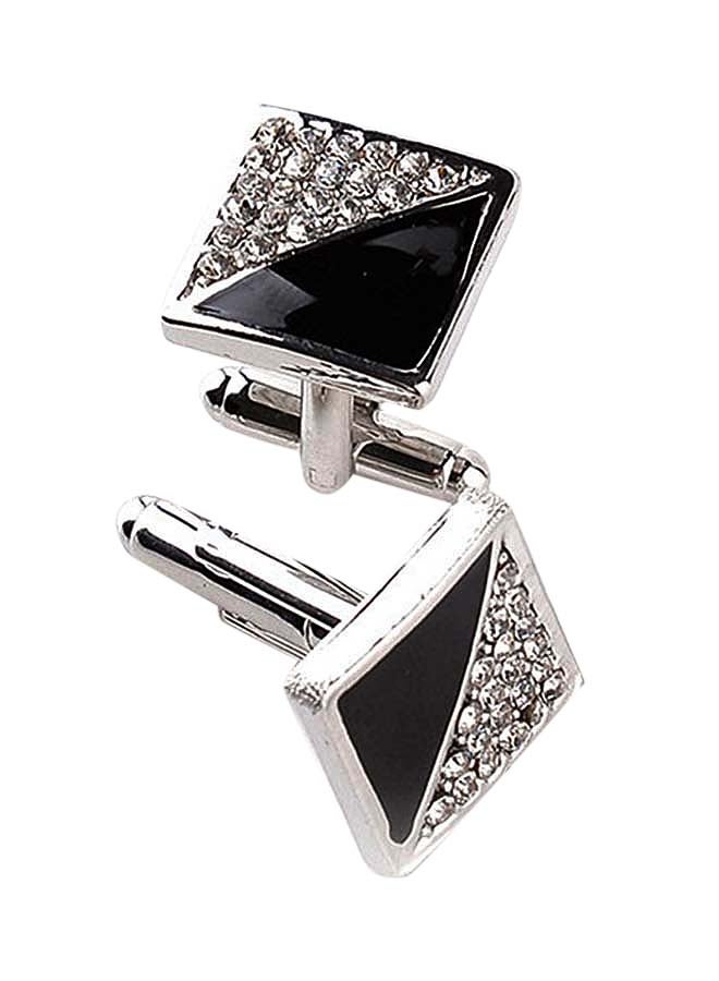 QiaoKai One Pair Fashionable Square Cufflinks  - Image 1
