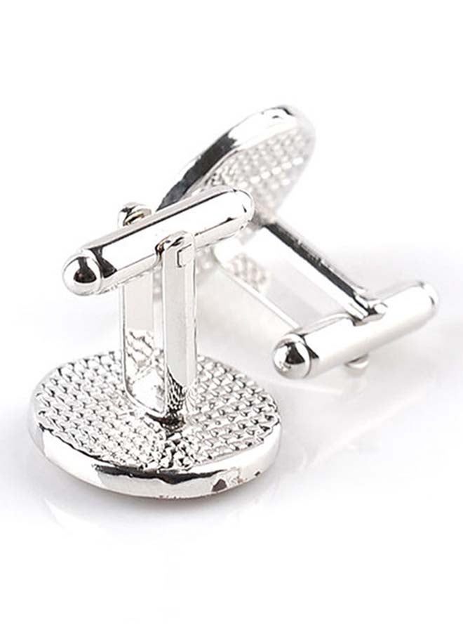 كياوكاي زوج من أزرار أكمام قمصان عصرية وأنيقة مصنوعة من خليط معدني - Image 2