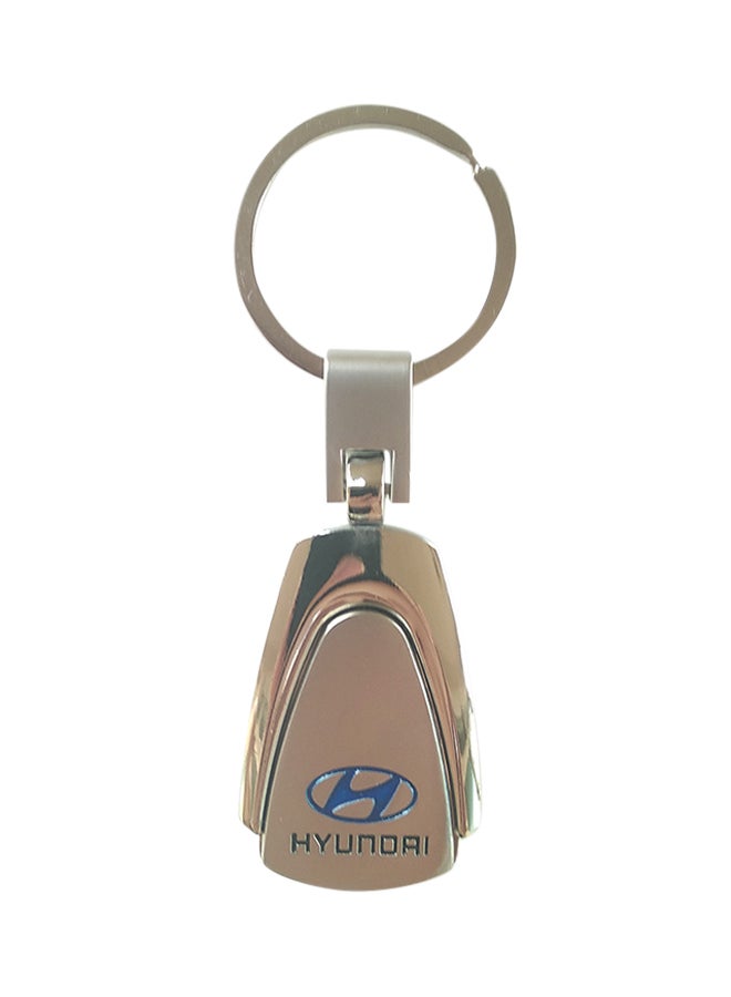 Hyundai Logo Car Keychain