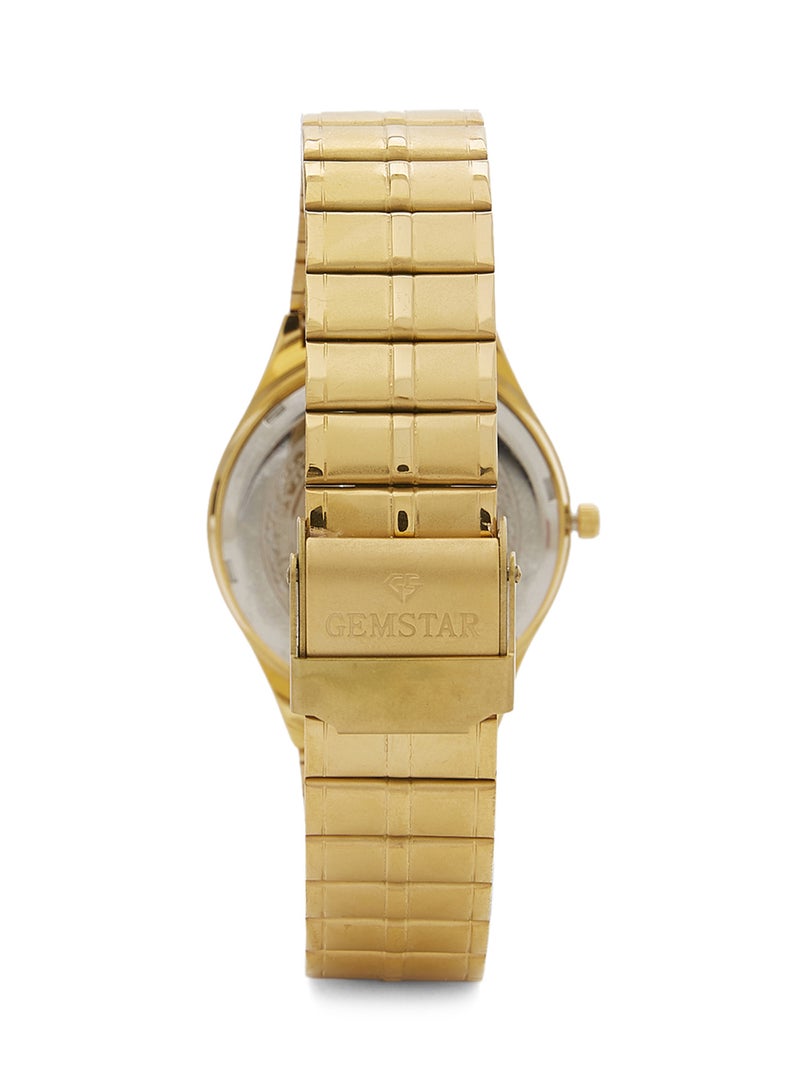 GEMSTAR - unisex Analog Quartz Couple Watch Set GS 9595GG2 - Image 1