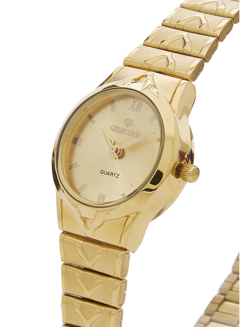 GEMSTAR - unisex Analog Quartz Couple Watch Set GS 9595GG2 - Image 1