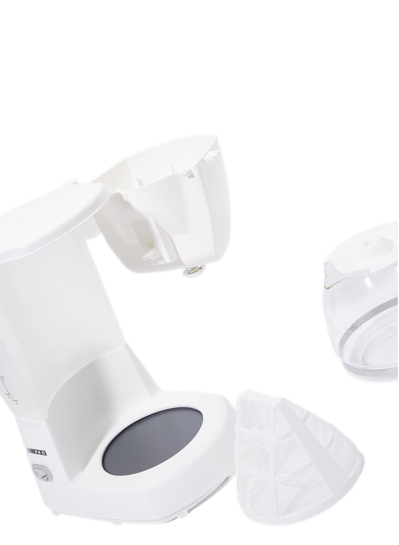ZEC Coffee Maker ZCM-1650 White/Clear - Image 3