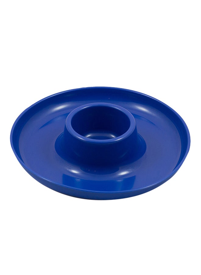 GreatPlate Polypropylene Food And Beverage Plate Blue 10inch  - Image 1