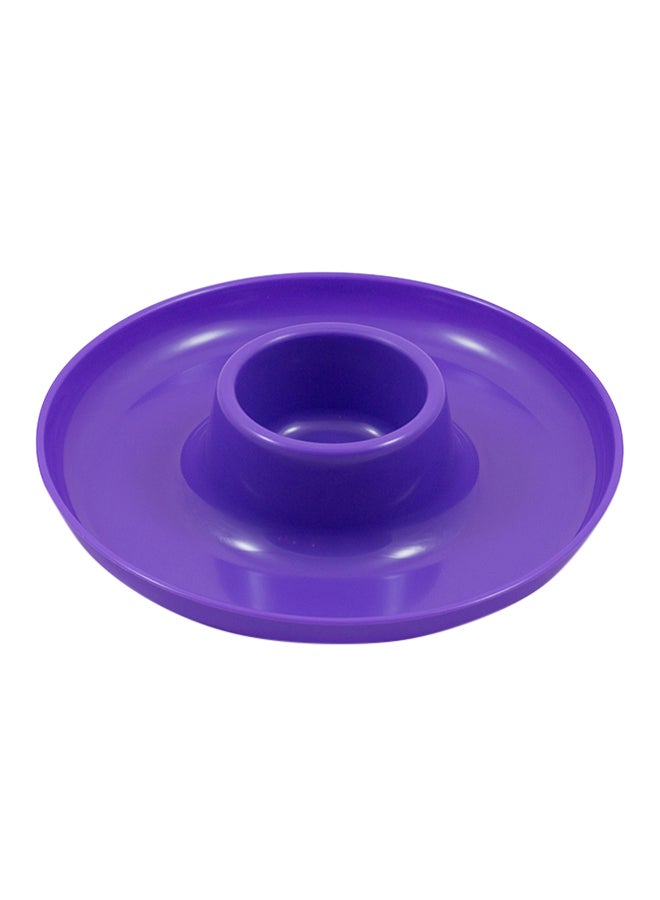 GreatPlate Polypropylene Food And Beverage Plate Purple 10inch  - Image 1