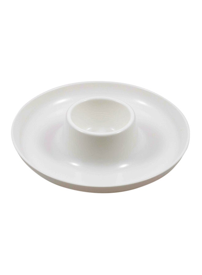 GreatPlate Polypropylene Food And Beverage Plate White 10inch  - Image 1