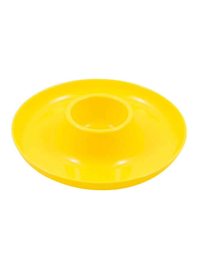 GreatPlate Polypropylene Food And Beverage Plate Yellow 10inch  - Image 1
