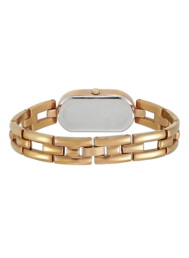 جينيفال من سويسرا ساعة يد بعقارب مضادة للماء بسوار من الستانلس ستيل طراز GBS812RW للنساء - Image 2