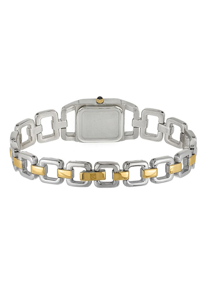 جينيفال من سويسرا ساعة يد بعقارب مضادة للماء بسوار من الستانلس ستيل طراز GBS814CB للنساء - Image 2