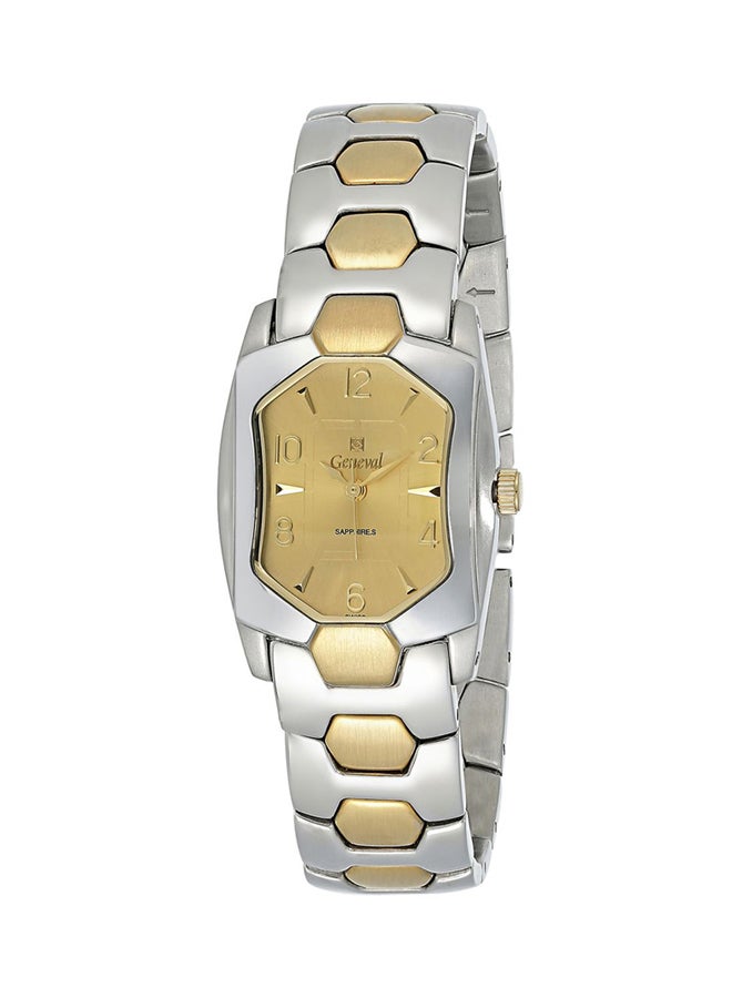 Geneval of Switzerland women Water Resistant Stainless Steel Analog Watch GM522CG  - Image 1