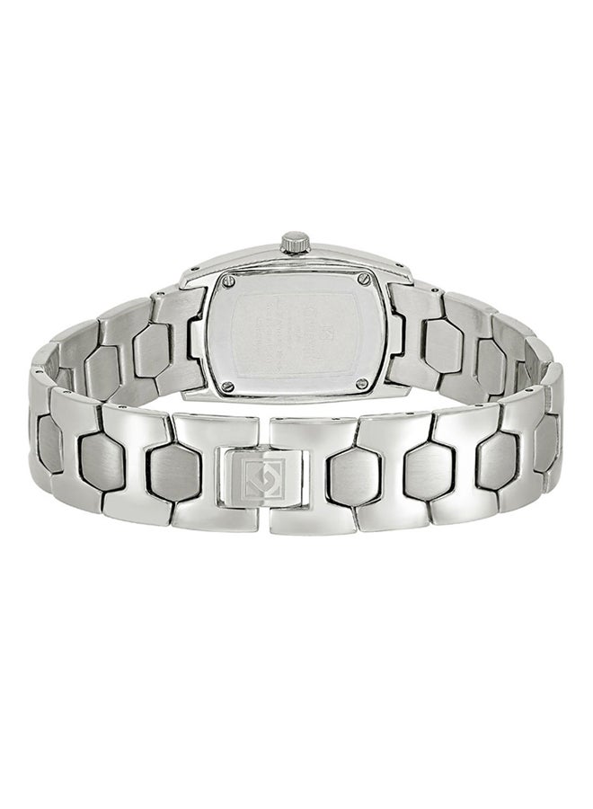 جينيفال من سويسرا ساعة مقاومة للماء بعقارب وسوار من الإستانلس إستيل طراز GM522WW للنساء - Image 2