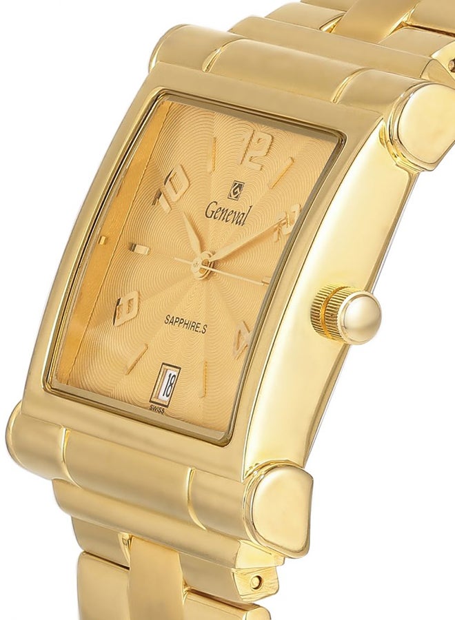 Geneval of Switzerland men Water Resistant Stainless Steel Analog Watch GM621GG  - Image 3