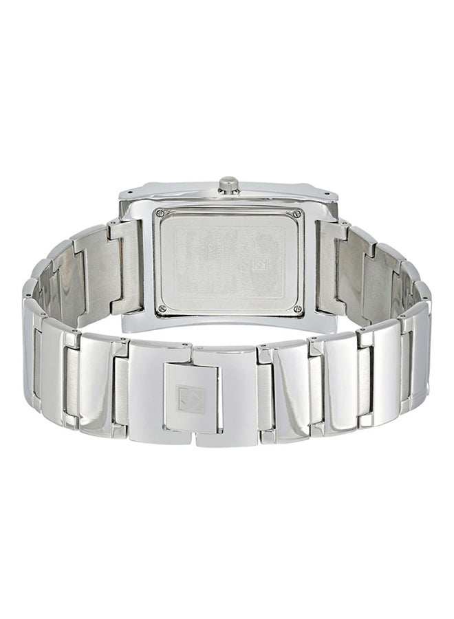 جينيفال من سويسرا ساعة يد بعقارب مضادة للماء بسوار من الستانلس ستيل طراز GM623WW للرجال - Image 2