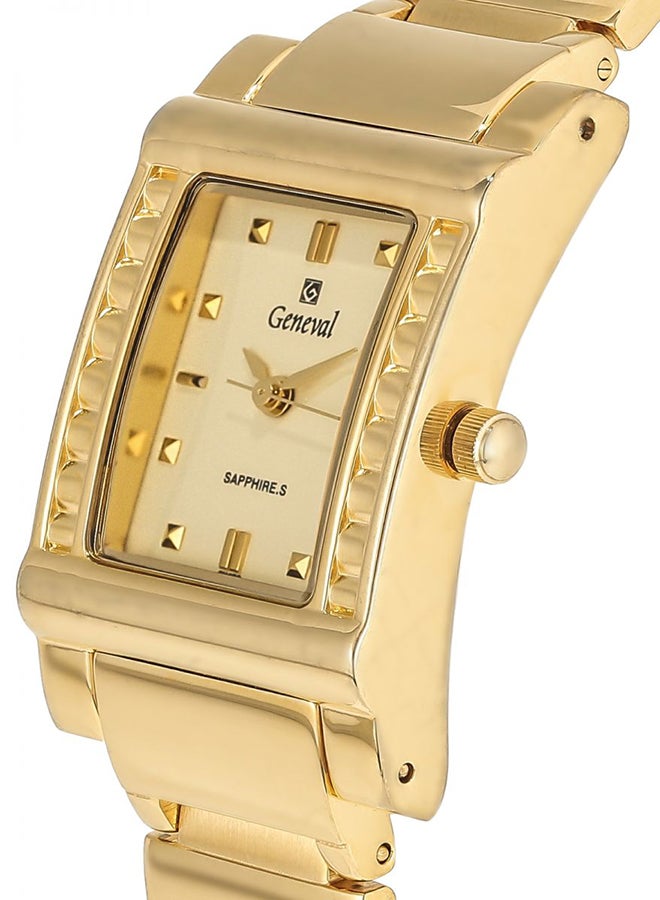 جينيفال من سويسرا ساعة يد بعقارب، مقاومة للماء من الستانلس ستيل طراز GM624GI للنساء - Image 3