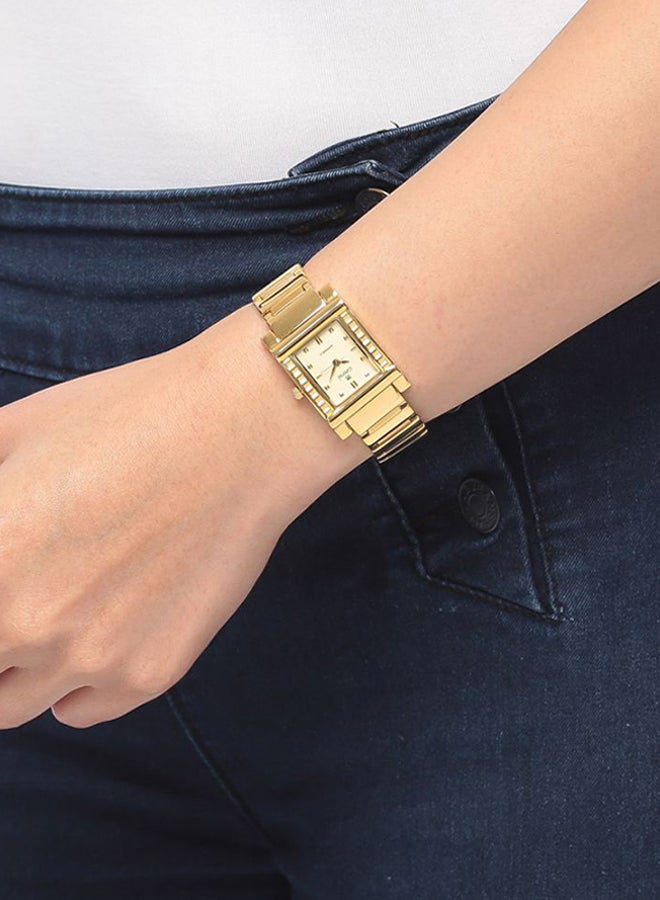 جينيفال من سويسرا ساعة يد بعقارب، مقاومة للماء من الستانلس ستيل طراز GM624GI للنساء - Image 4