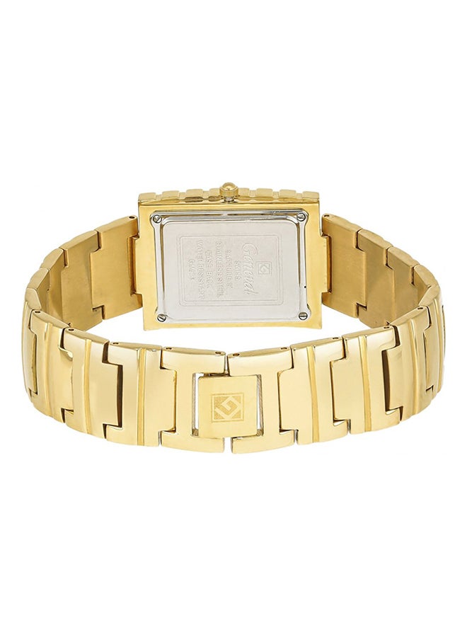 جينيفال من سويسرا ساعة مقاومة للماء بعقارب وسوار من الإستانلس إستيل طراز GMS523GI للرجال - Image 2