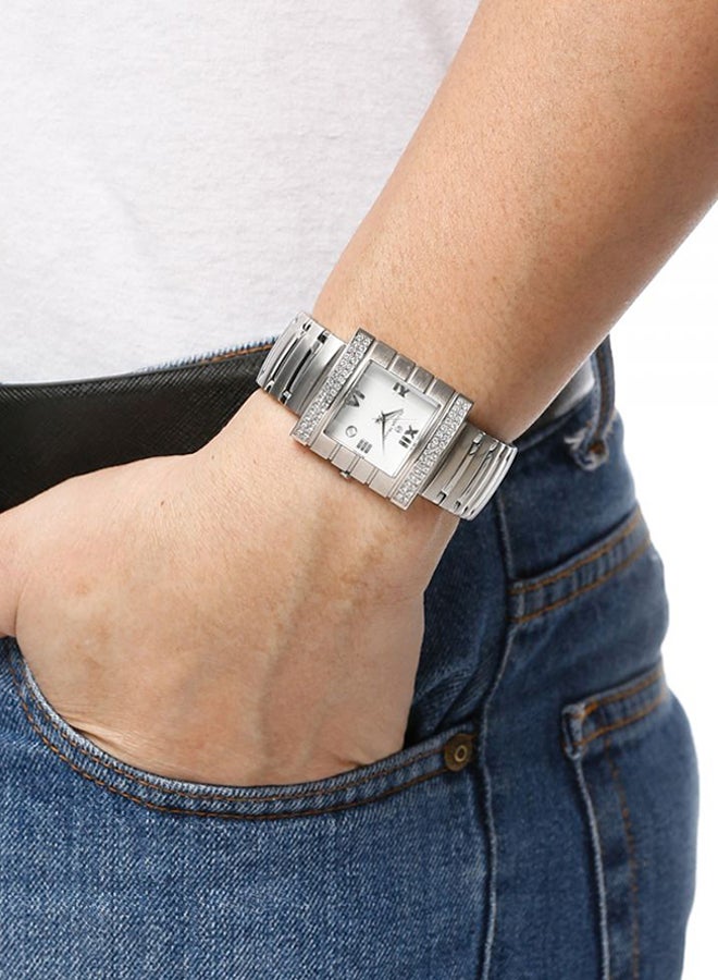 فيليب مورالي السويسرية ساعة يد بعقارب وسوار من الإستانلس إستيل  مقاومة للماء طراز MS0311WW للرجال - Image 4