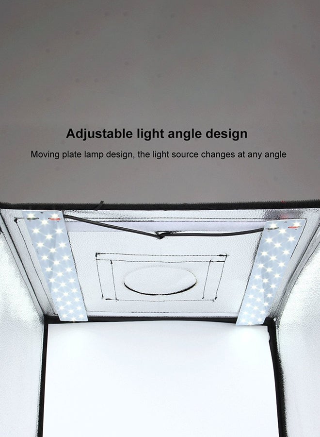 Foldable Photography LED Tent Box Kit Black  - Image 2