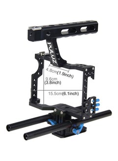 Generic Aluminium Steadicam Stabilizer Black/Blue  - Image 2