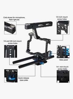 Generic Aluminium Steadicam Stabilizer Black/Blue  - Image 3